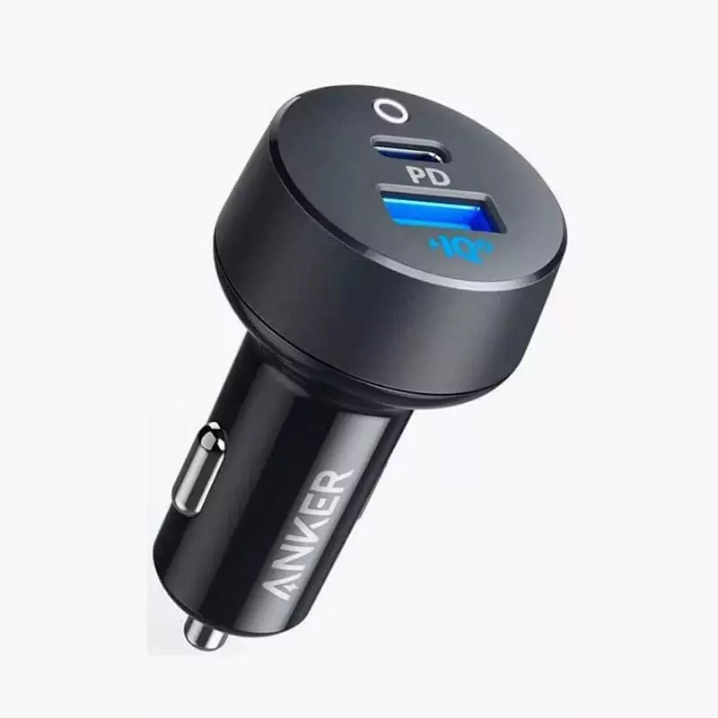 Anker A2732 PowerDrive PD+2 Dual Port High Speed 35W Car Charger For Phones & Tablets