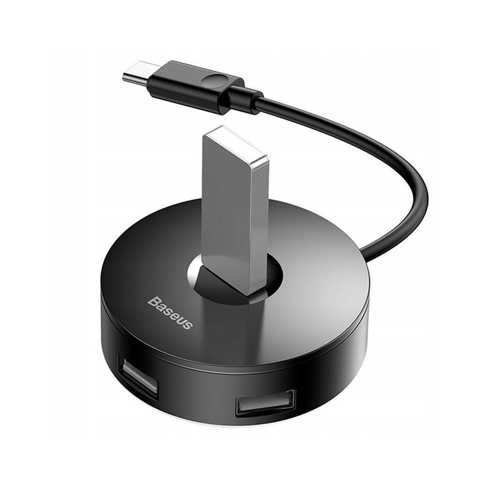 Baseus Airjoy Round Box Type C To 4 Port USB 3.0 HUB Adapter - Image 4