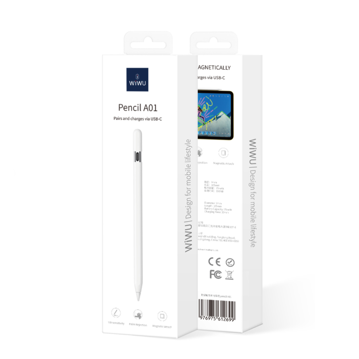 WiWU Pencil A01 For Apple Devices (Palm Rejection)