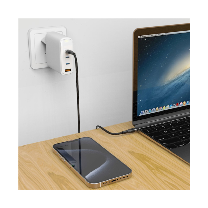 WiWU WI- U020 ARK 120W QC+PD GaN Fast Charger