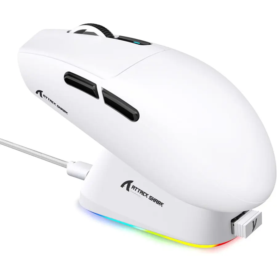 ATTACK SHARK G3PRO Tri-Mode Wireless Gaming Mouse With Charge Dock - Image 4