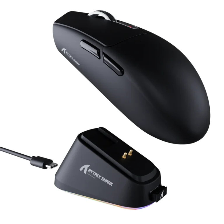 ATTACK SHARK G3PRO Tri-Mode Wireless Gaming Mouse With Charge Dock