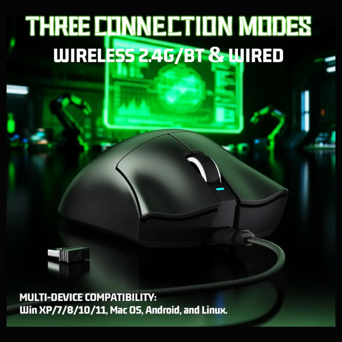 ATTACK SHARK V3/ V3 Pro Ultra-Light Wireless Gaming Mouse, 25000 DPI, 62g