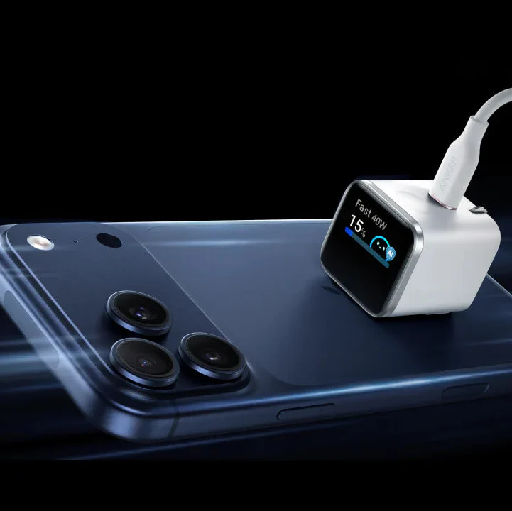 Anker Nano Charger 45W Smart Display 180° Foldable – A121D - Image 3
