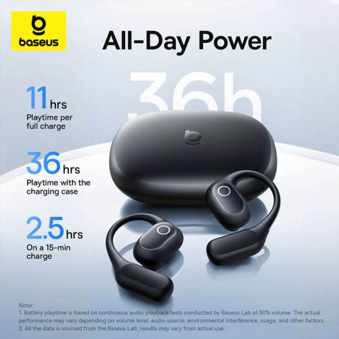 Baseus Eli 2i Fit Open-Ear True Wireless Earbuds