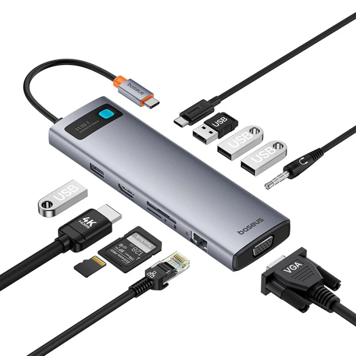 Baseus Metal Gleam Series 11-Port HUB