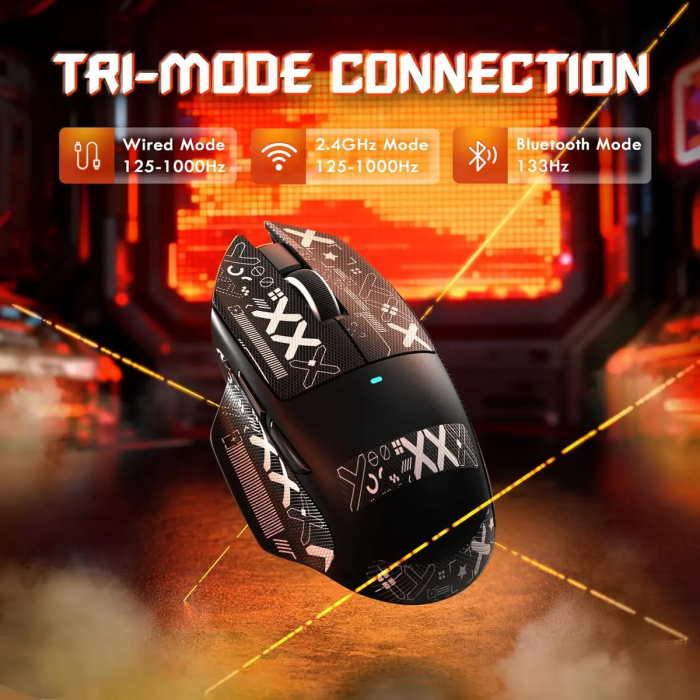Attack Shark V6 65g Superlight Wireless Gaming Mouse with Magnetic Charging Dock