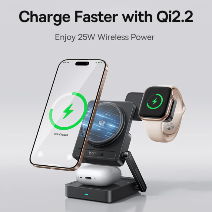 Baseus PicoGo AF21 3-in-1 Qi2.2 Wireless Charger44