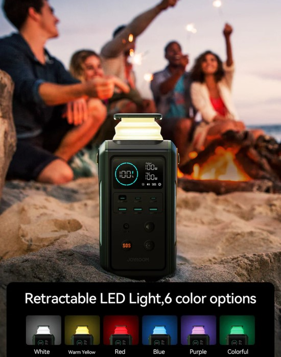 JOYROOM JR-PBF10 75000mAh 100W Power Bank With Retractable Light