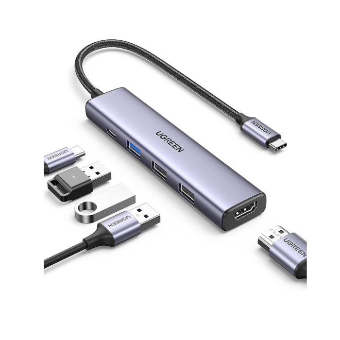 UGREEN 15495 Revodok 105 USB C Hub 5 in 1 Multifunction Hub Price in Pakistan