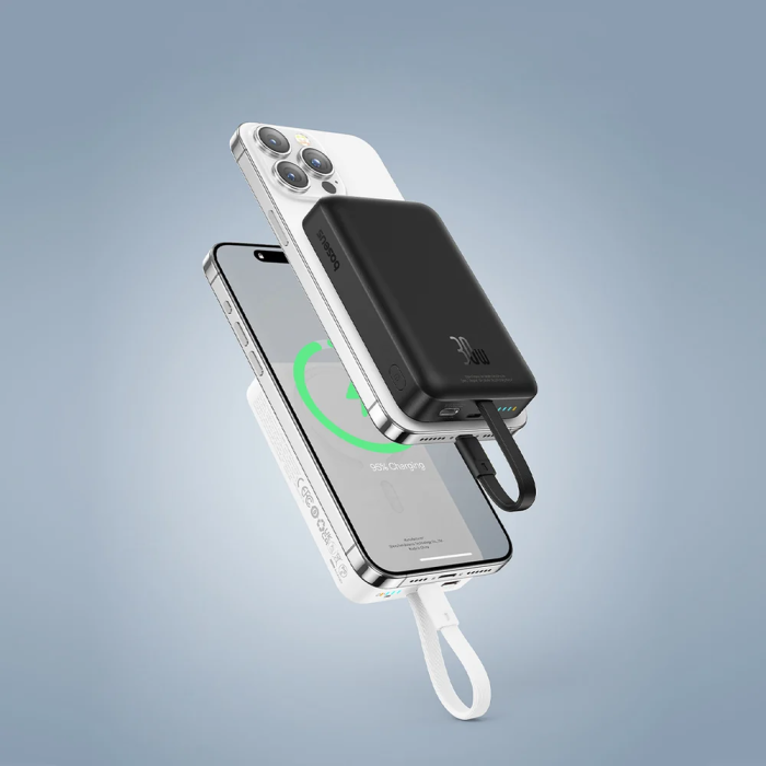 Baseus EnerFill FM11 Magnetic Power Bank 10000mAh 30W with Wireless Charging