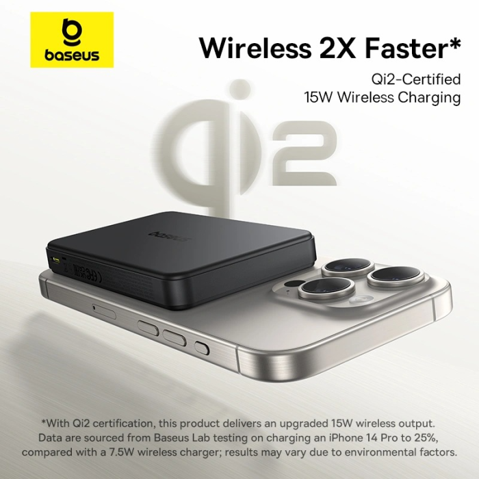 Baseus EnerFill FM12 Qi2 Magnetic Power Bank 10000mAh 22.5W