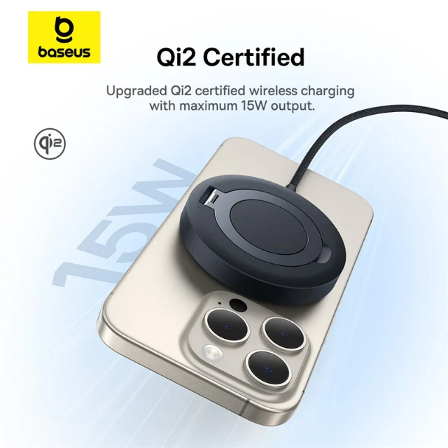 Baseus Simple Mini4 Magnetic Qi2 15W Wireless Charging Stand