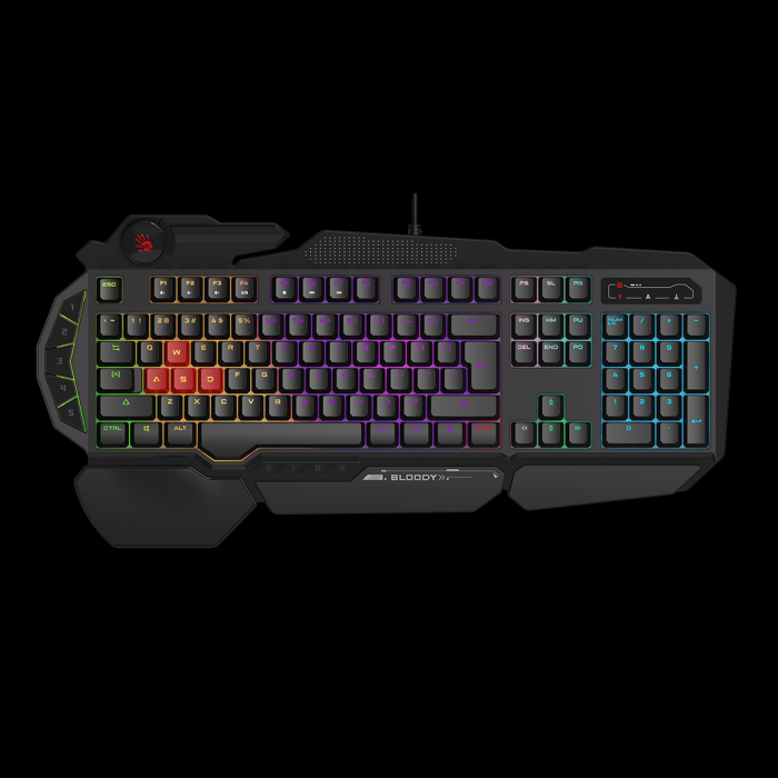 Bloody B310N Neon Gaming Keyboard - Black