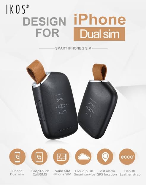 IKOS K1S Bluetooth Smart Nano SIM Adapter for iOS