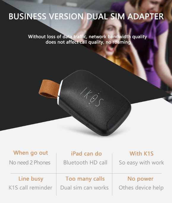 IKOS K1S Bluetooth Smart Nano SIM Adapter for iOS - Image 2