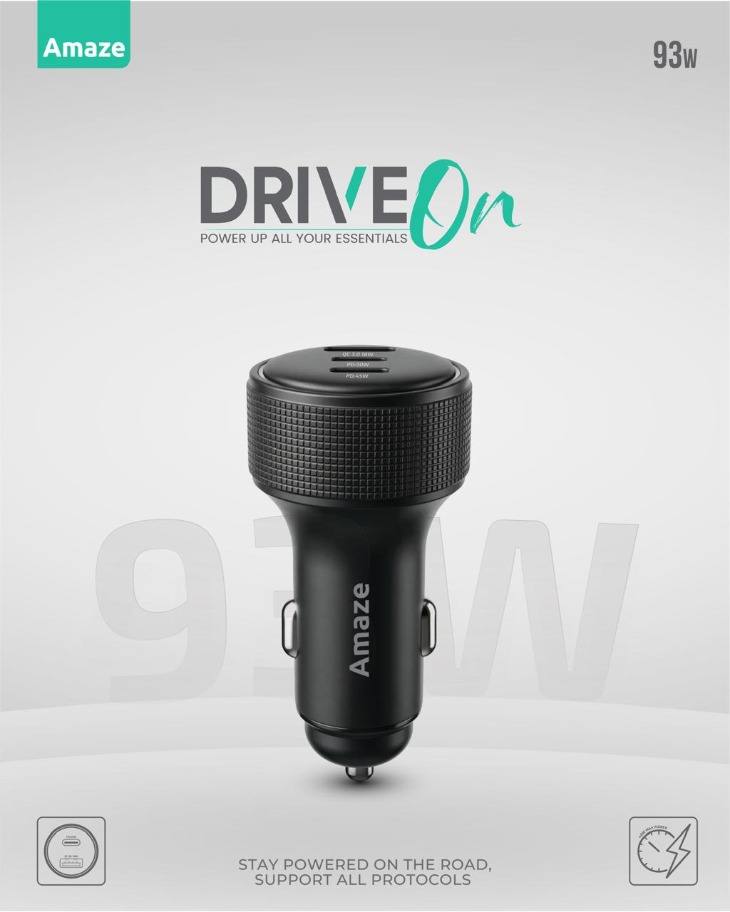 A456 DRIVE-ON 3-PORT FAST CAR CHARGER - 93W - Image 3