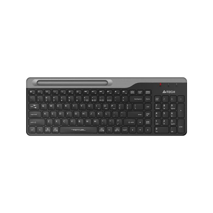 A4Tech FBK25 Fstyler Dual-Mode Wireless Keyboard – Bluetooth + 2.4GHz, Slim & Rechargeable