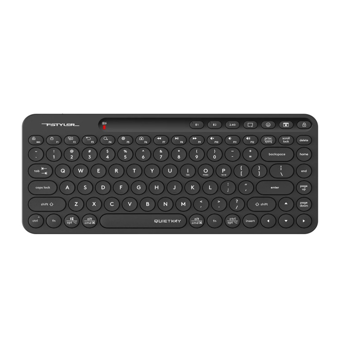 A4Tech Fstyler FBK36C AS / FBK27C AS Bluetooth & 2.4G Wireless Rechargeable Compact Keyboard