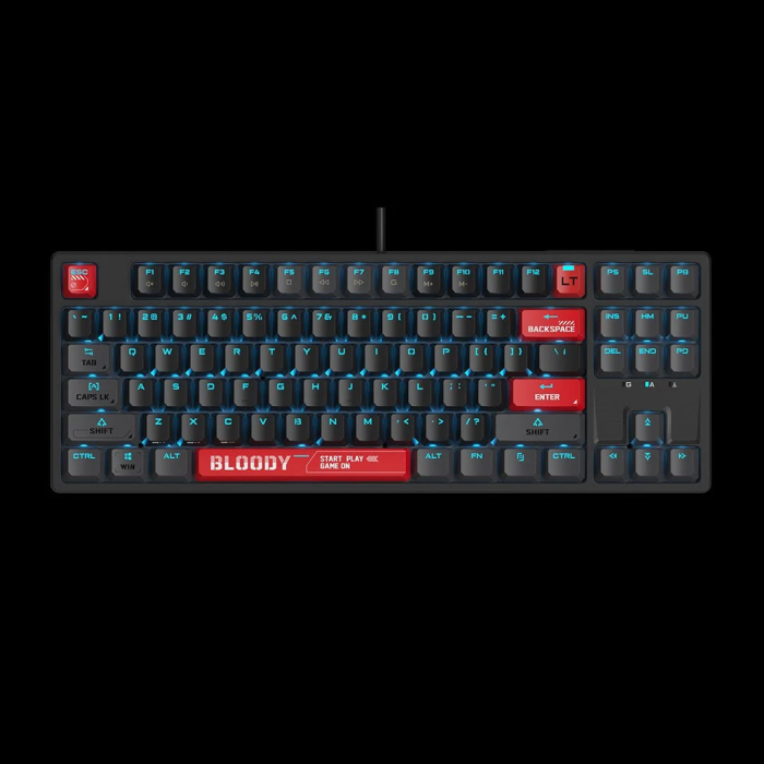 Bloody AT87 Alpha Optical Switch Mechanical Keyboard – Bloody Red