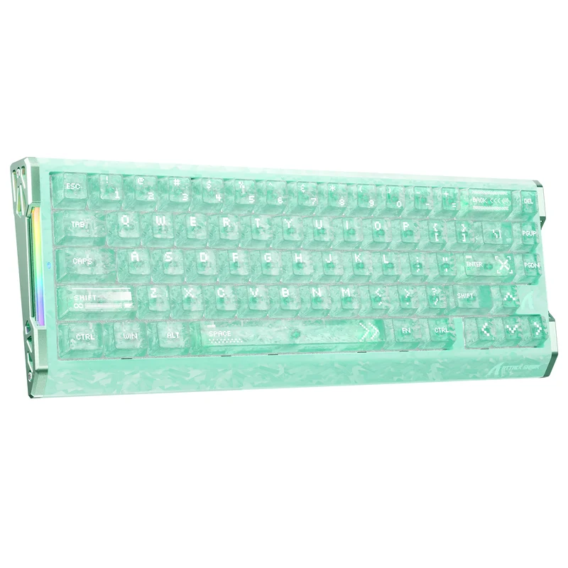ATTACK SHARK R68 HE Carbon Fiber Rapid Trigger Gaming Keyboard