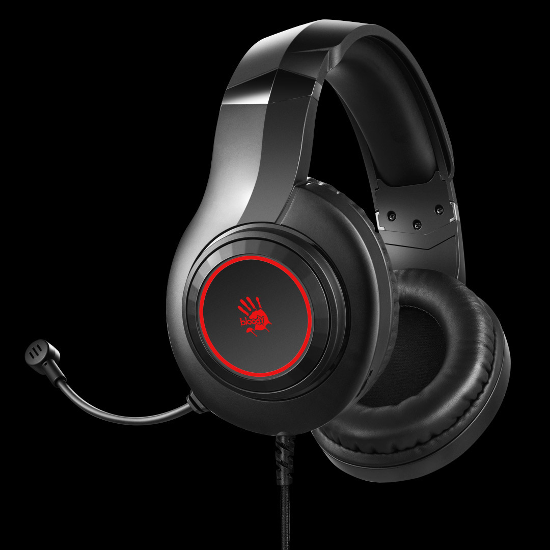Bloody G220 Neon Gaming Headphone – Black - Image 3