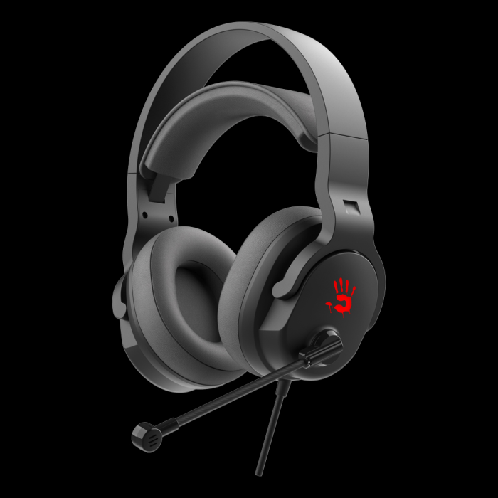 Bloody G330P Stereo Surround Sound RGB Gaming Headphone – Black 4-Pin 3.5mm Edition