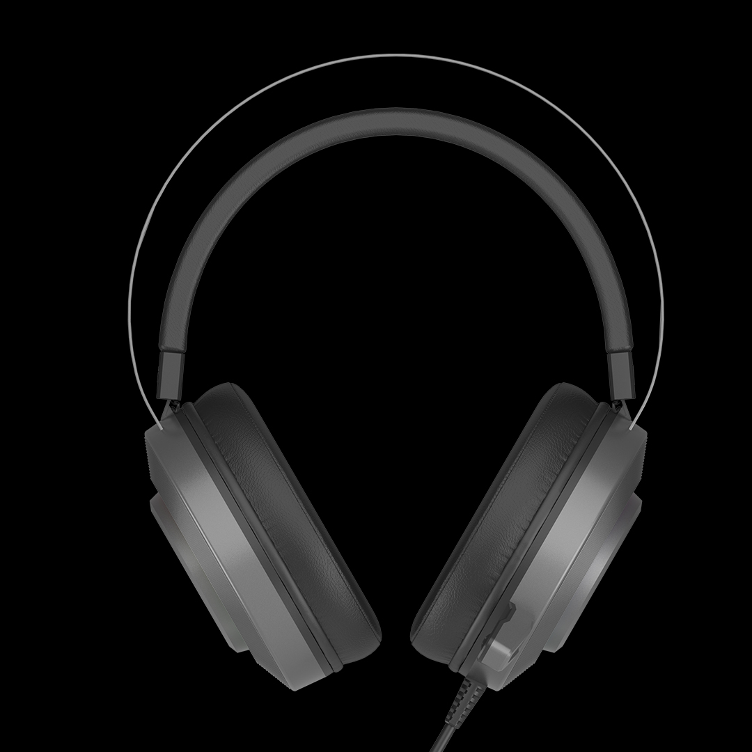 Bloody G521S Neon USB Gaming Headphone – Grey - Image 2