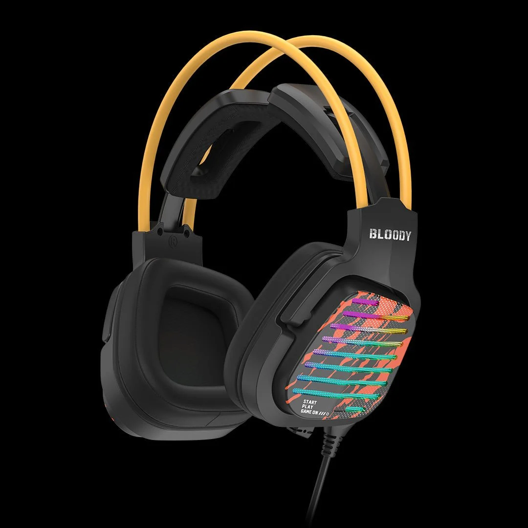 Bloody G565 Virtual 7.1 Surround Sound RGB Gaming Headphone - Image 2