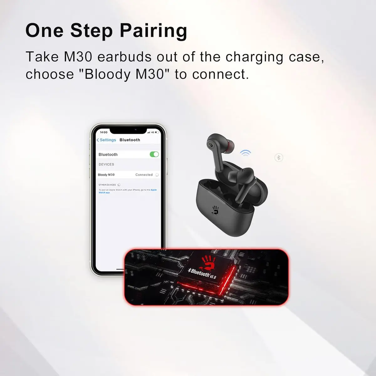 Bloody M30 TWS True Wireless Earbuds - Image 2