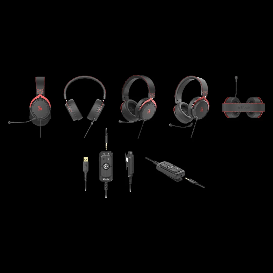 Bloody M590i RGB Gaming Headset Virtual 7.1, 3.5mm And USB - Image 4