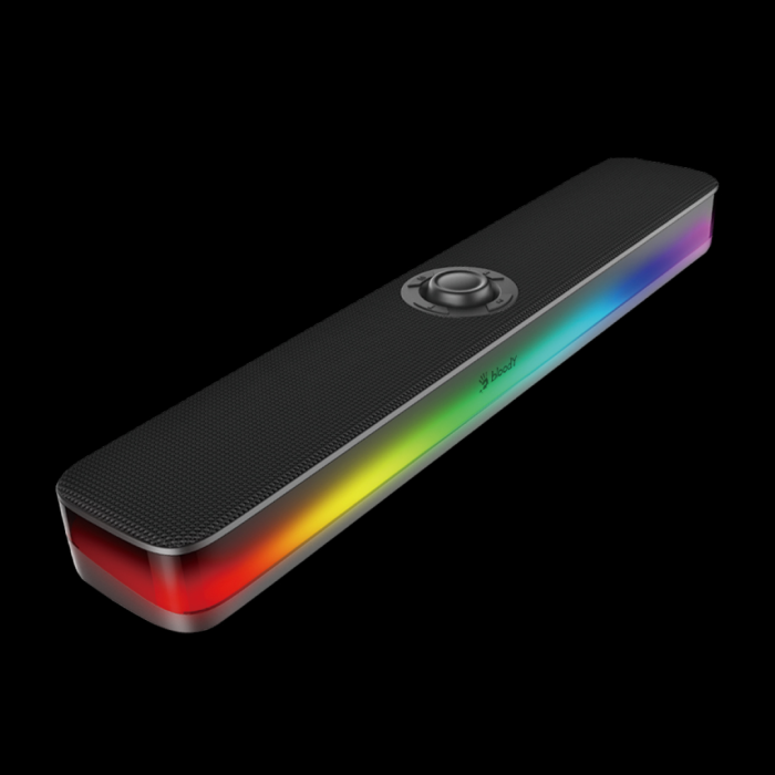 Bloody S10 RGB Gaming Soundbar – Bluetooth 5.3 & USB Wired, Black