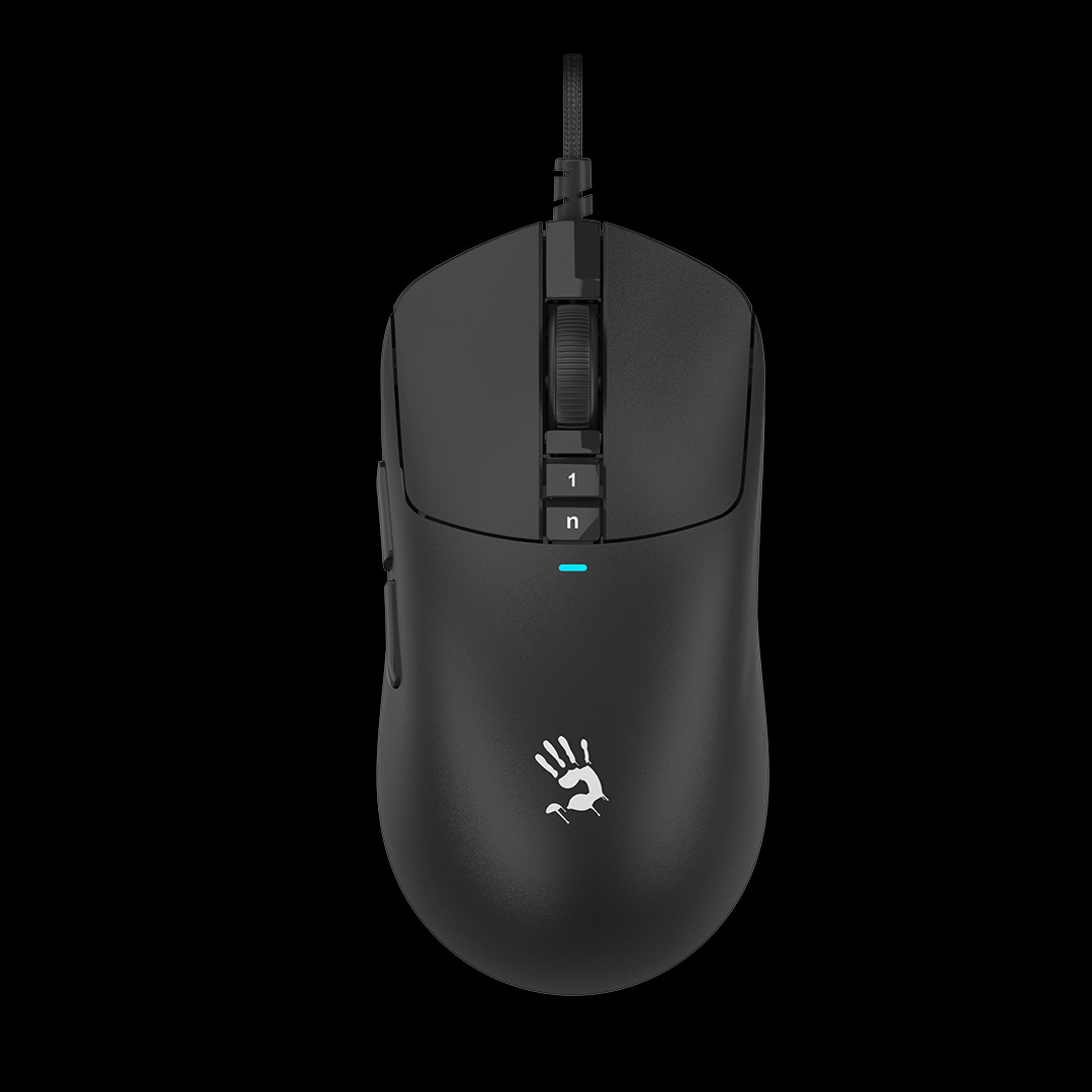 Bloody W72 Ultra Lightweight Gaming Mouse – Black Activated USB Edition - Image 3
