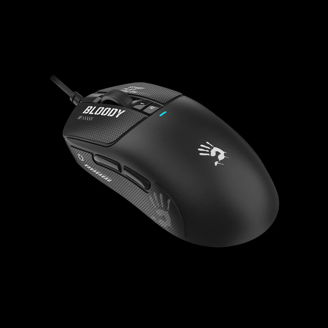 Bloody W72 Ultra Lightweight Gaming Mouse – Black Activated USB Edition