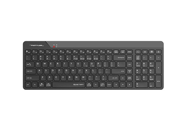 A4Tech Fstyler FBK22 AS / FBK23 AS Bluetooth & 2.4GHz Dual-Mode Wireless Keyboard – Black, US Layout - Image 2