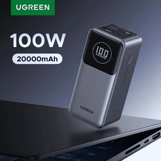 UGREEN PB725 20000mAh 100W Power Bank with Smart Digital Display – 45208